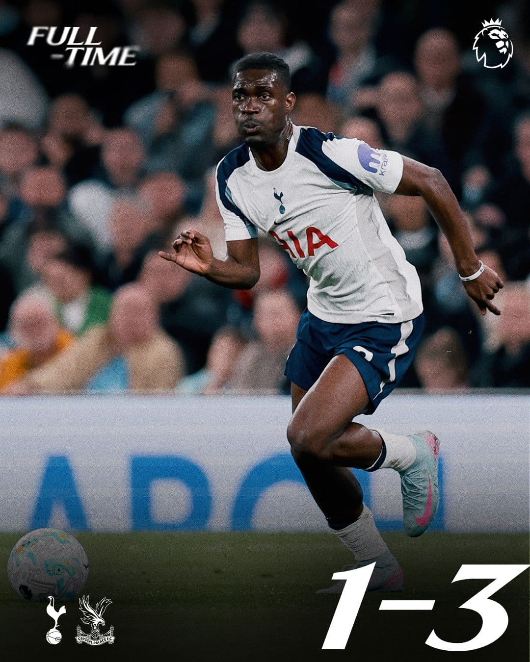 Cầu thủ Tottenham thất vọng sau trận thua 1-3 trước Crystal Palace, phản ánh sự sụp đổ của đội bóng