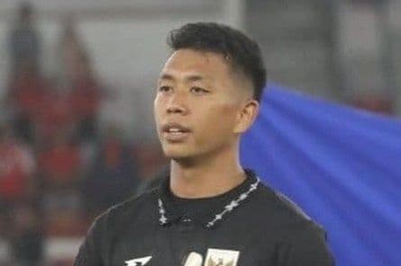 Cầu thủ U23 Indonesia thể hiện sự tập trung cao độ trước trận chung kết đầy áp lực.