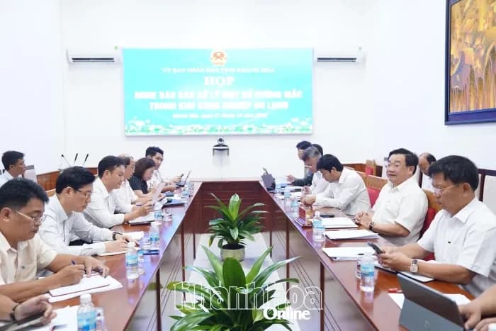 Cuộc họp giải quyết vướng mắc tại Khu Công nghiệp Du Long, thúc đẩy phát triển kinh tế.