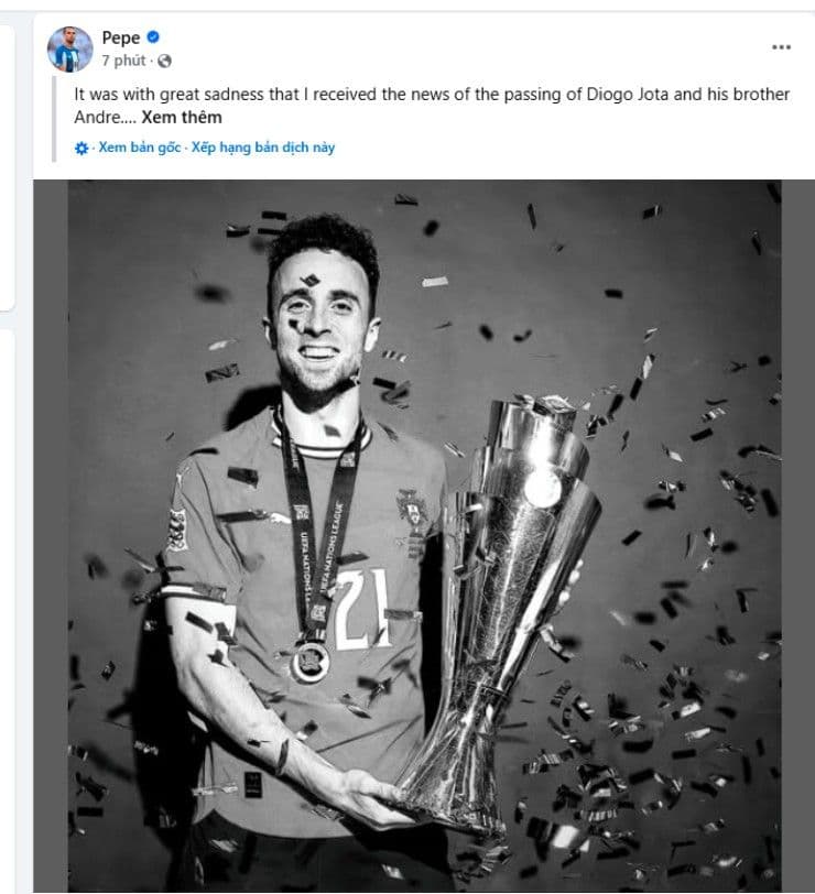 Diogo Jota ăn mừng chức vô địch Nations League, đỉnh cao sự nghiệp