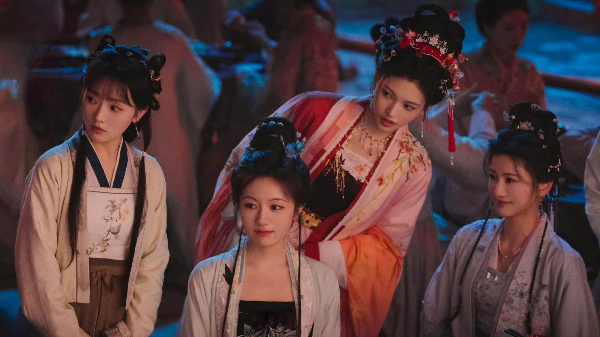 Dàn diễn viên nữ trong Triều Tuyết Lục, thể hiện sự đa dạng và chiều sâu của các nhân vật trong kịch bản.