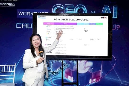 Doanh nghiệp ứng dụng trí tuệ nhân tạo để đổi mới quy trình và nâng cao năng suất.