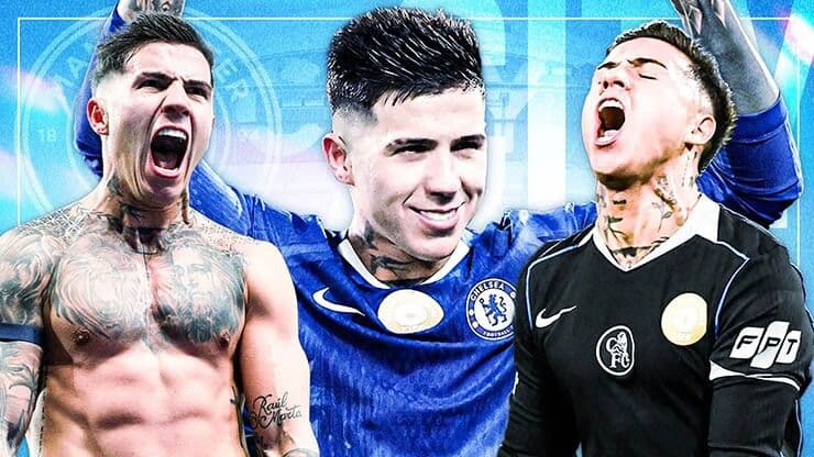 Enzo Fernandez, cầu thủ đã rời Chelsea, tượng trưng cho điểm yếu ở tuyến giữa mà Arsenal có thể khai thác.