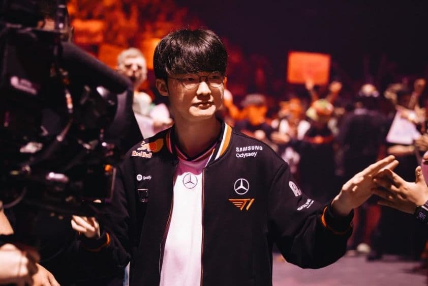 Faker tại Inspire Arena ở Incheon, nơi anh lập kỷ lục 3500 mạng hạ gục trong giải đấu LCK.