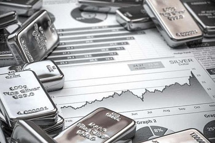 Giá bạc thế giới và biểu đồ biến động, phản ánh sự phức tạp của thị trường.