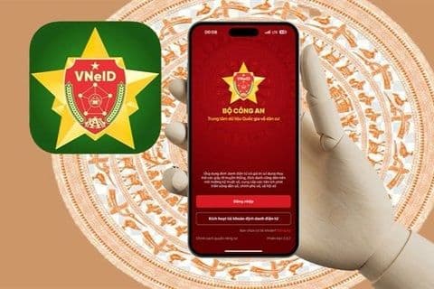 Giao diện ứng dụng VNeID trên điện thoại di động, thể hiện vai trò là công cụ định danh điện tử và nền tảng an sinh số.