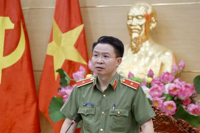Giám đốc Công an tỉnh Phú Thọ thông tin về việc triệt phá các đường dây sản xuất thực phẩm giả.