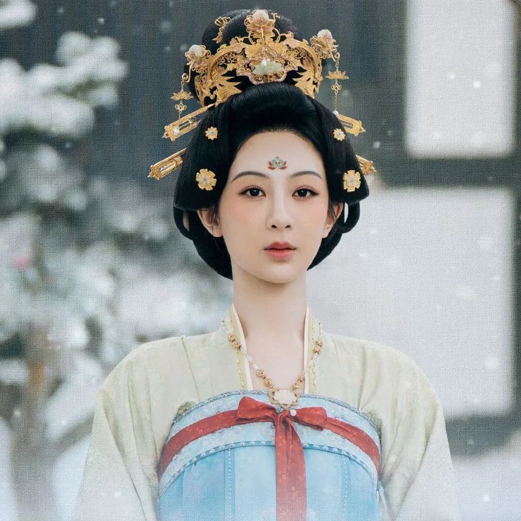 Hà Duy Phương trong trang phục cung đình lộng lẫy, biểu tượng cho sự kiên cường.