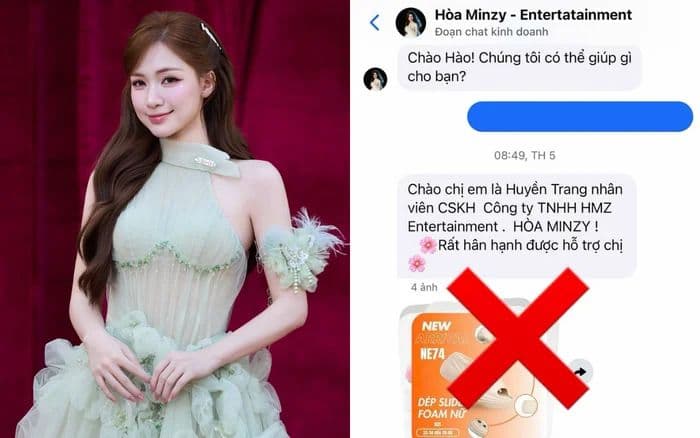 Hòa Minzy cảnh báo người hâm mộ về các tài khoản giả mạo và thông tin lừa đảo trên mạng xã hội