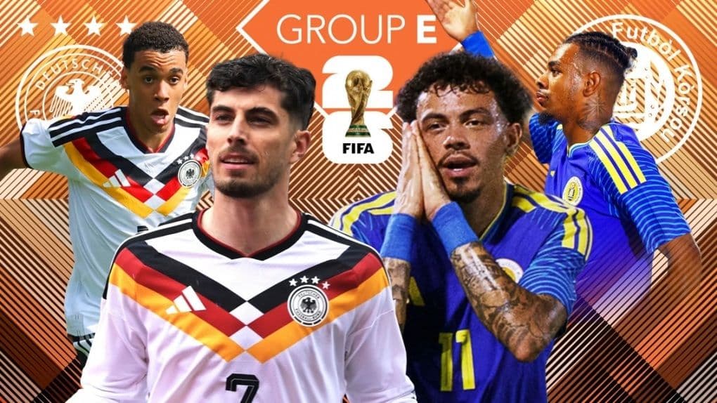Đồ họa trận đấu Đức vs Curacao tại World Cup 2026 bảng E