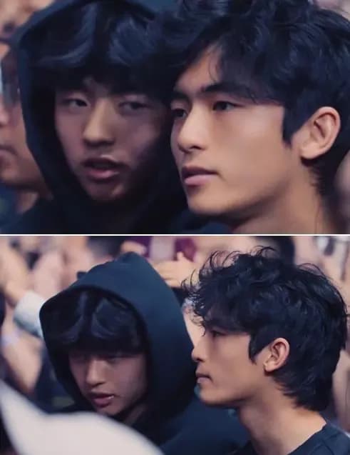 Hai cháu nội Lucas và Quintus của Tạ Hiền, những người thừa kế chính trong di chúc.