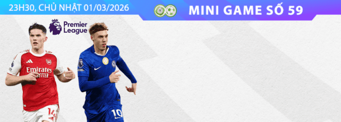 Hai cầu thủ bóng đá trong trang phục Arsenal và Chelsea, biểu tượng Premier League, tượng trưng cho một trận đấu bóng đá đỉnh cao.