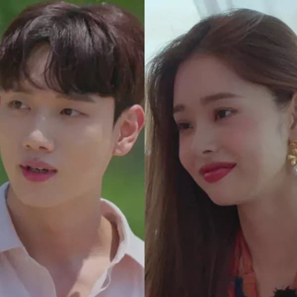 Hai thí sinh Single's Inferno 5 mỉm cười, thể hiện sự kết nối ban đầu trên hòn đảo "Địa Ngục".