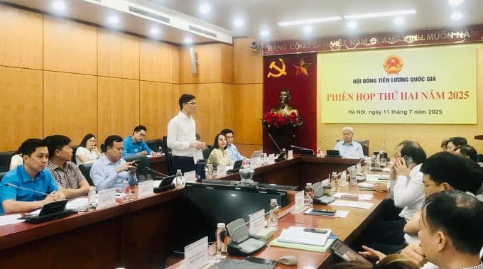Hội đồng Tiền lương Quốc gia họp bàn về mức tăng lương tối thiểu vùng 2026
