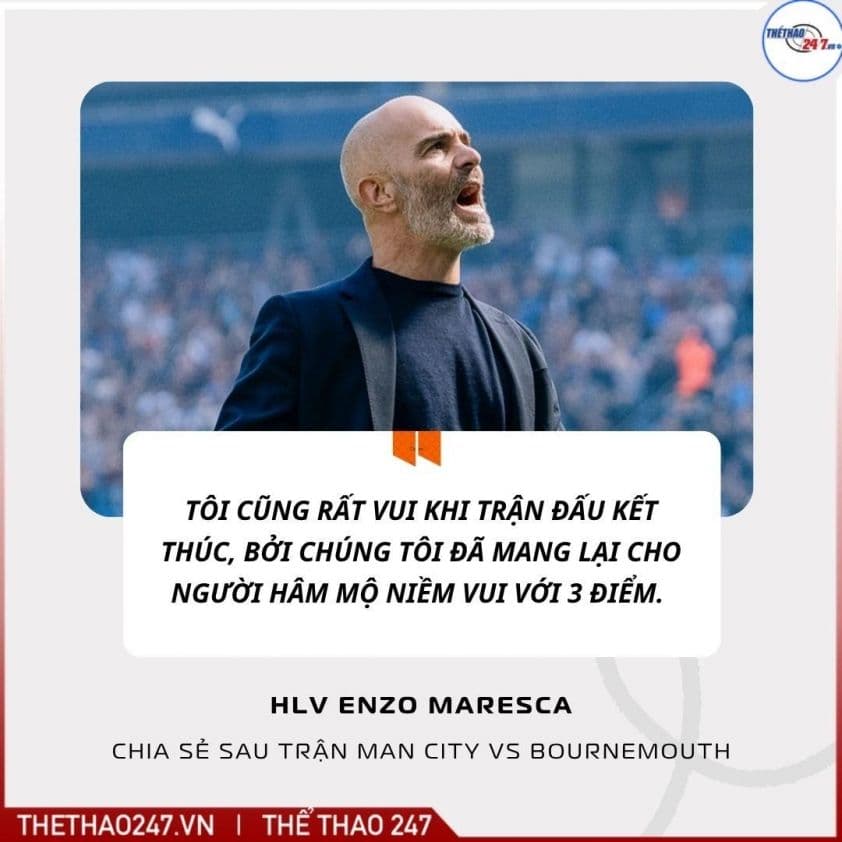HLV Enzo Maresca chia sẻ về quá trình hoàn thiện và tìm kiếm giải pháp mới cho Man City