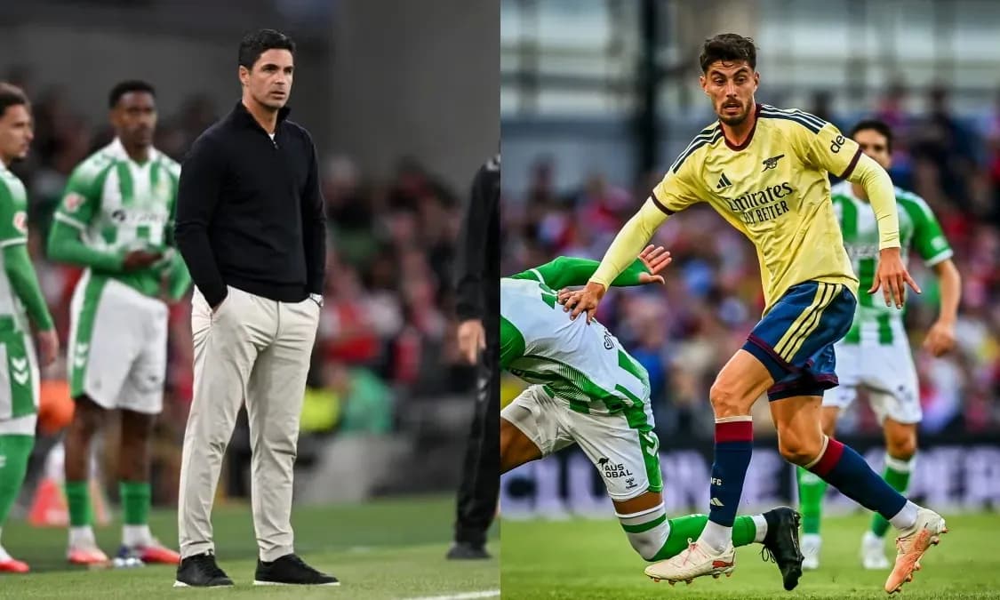 HLV Mikel Arteta của Arsenal.