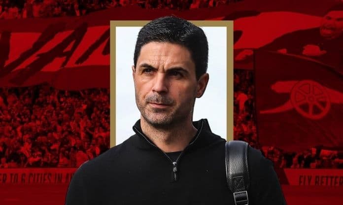 HLV Mikel Arteta với tham vọng chuyển nhượng tỷ đô của Arsenal.