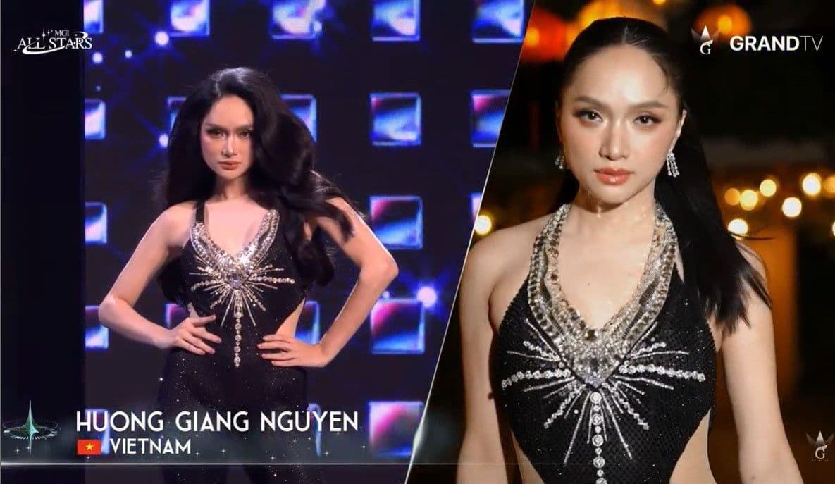 Hương Giang tỏa sáng trên sân khấu Miss Grand All Stars, biểu tượng của vẻ đẹp vượt định kiến và tự do.