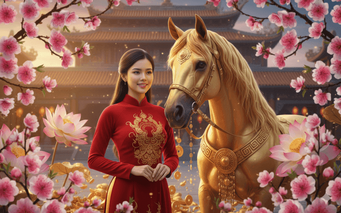 Hình ảnh 12 con giáp tượng trưng cho vận may và tài lộc trong cuộc sống.