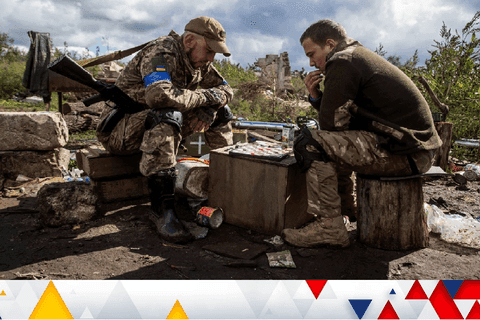 Hình ảnh chiến sự, tượng trưng cho các hình thái xung đột mới trong thế kỷ 21 mà giải Nobel Hòa bình cần xem xét.