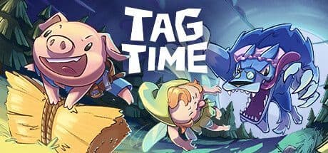 Hình ảnh game TagTime với các nhân vật hoạt hình, đại diện cho sự đa dạng của các tựa game trong EWC.