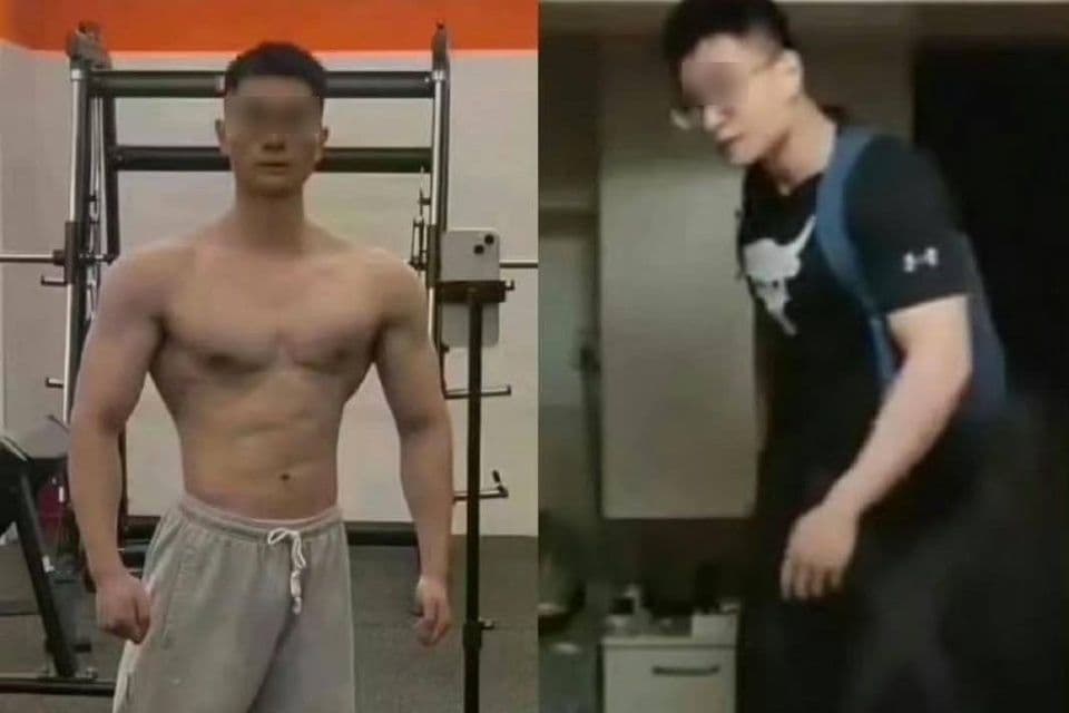 Hình ảnh Jiao Moumou, người đàn ông 38 tuổi bị bắt giữ vì hành vi phát tán nội dung khiêu dâm, liên quan vụ 'Hồng Tỷ'.