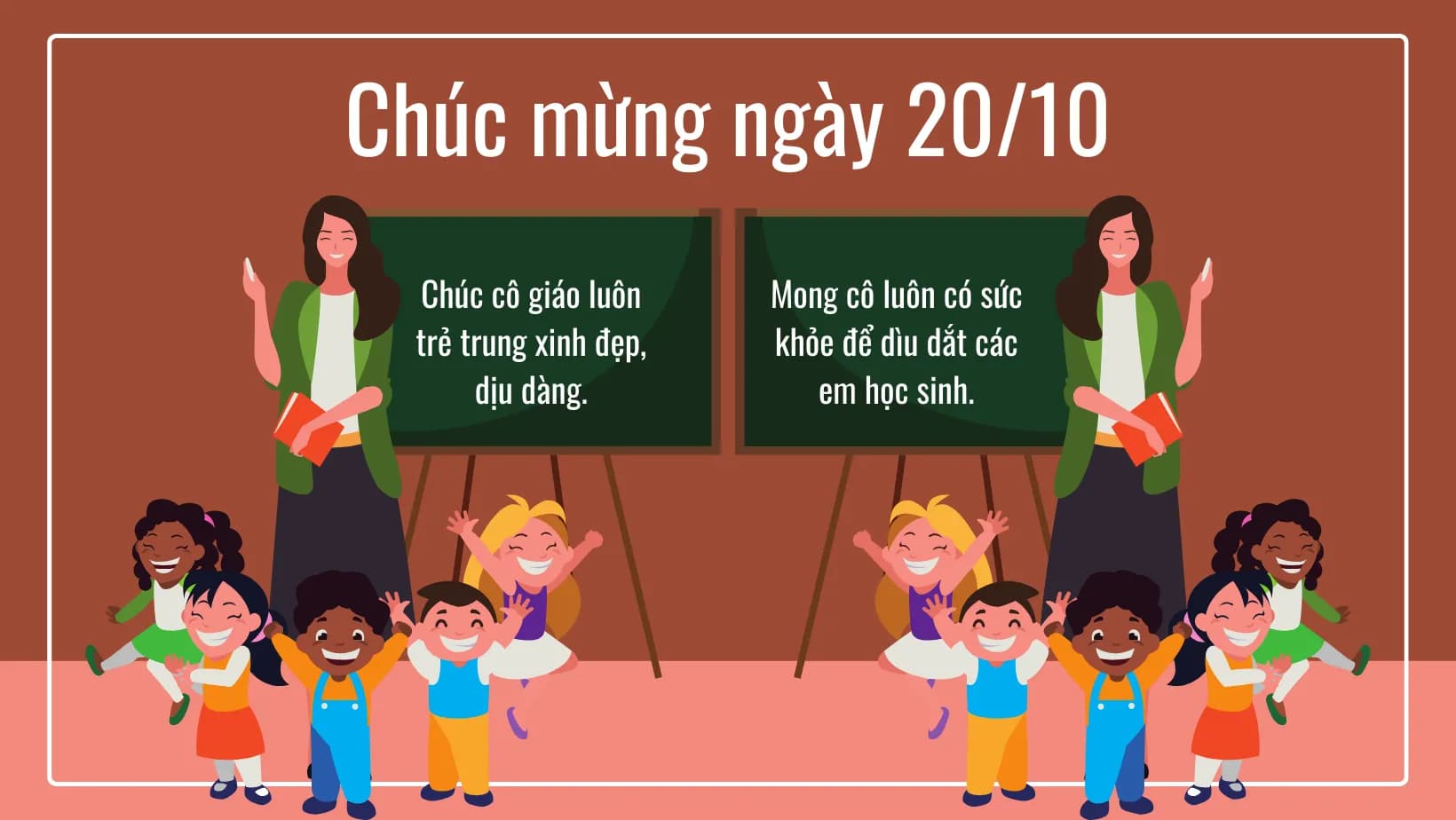 Hình ảnh lời chúc 20/10 ý nghĩa, là món quà cảm xúc dành tặng cô giáo