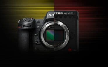 Hình ảnh minh họa sự hợp tác giữa Nikon và RED, mang công nghệ RAW .R3D NE vào Nikon ZR.