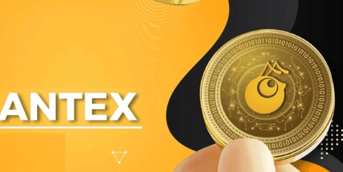 Hình ảnh đồng tiền mã hóa AntEx với logo và tên dự án, tượng trưng cho dự án tiền số AntEx gây tranh cãi liên quan đến Shark Bình.