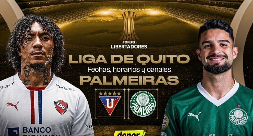Hình ảnh quảng bá trận bán kết Copa Libertadores giữa LDU Quito và Palmeiras