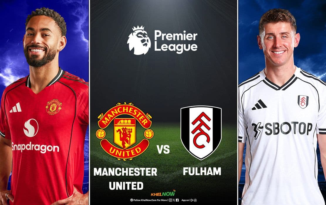 Hình ảnh quảng bá trận đấu giữa Manchester United và Fulham, đối thủ khó chịu của Quỷ Đỏ.