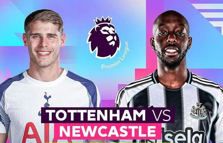 Hình ảnh quảng bá trận đấu giữa Tottenham và Newcastle, biểu tượng cho những câu chuyện không kể của Ngoại hạng Anh