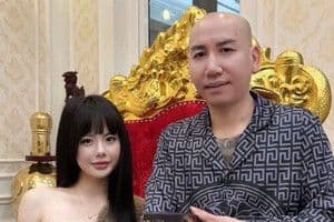Hình ảnh quảng cáo sản phẩm gây hiểu lầm, minh họa việc lợi dụng hình ảnh nghệ sĩ cho mục đích sai trái.