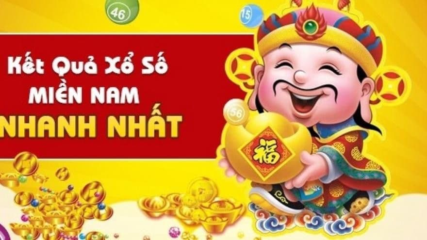 Hình ảnh thần tài và vàng, biểu tượng cho giấc mơ trúng số xổ số miền Nam.