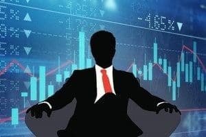 Hình ảnh trừu tượng về một lãnh đạo doanh nghiệp trước biểu đồ thị trường chứng khoán, thể hiện tầm quan trọng của quản trị và những thách thức về nhân sự cấp cao tại DGC.