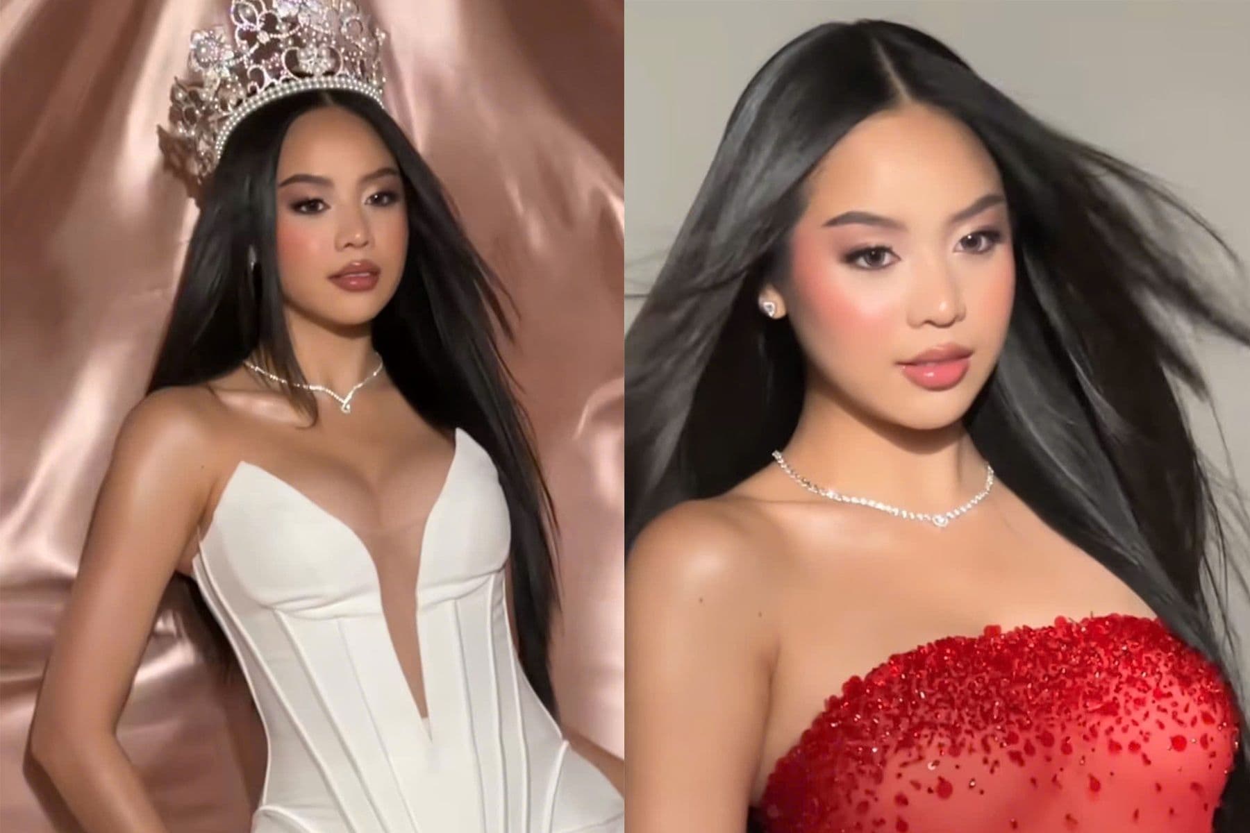 Hoa hậu Thanh Thủy với phong cách trang điểm "Tây hóa" gây tranh cãi khi ở Mỹ