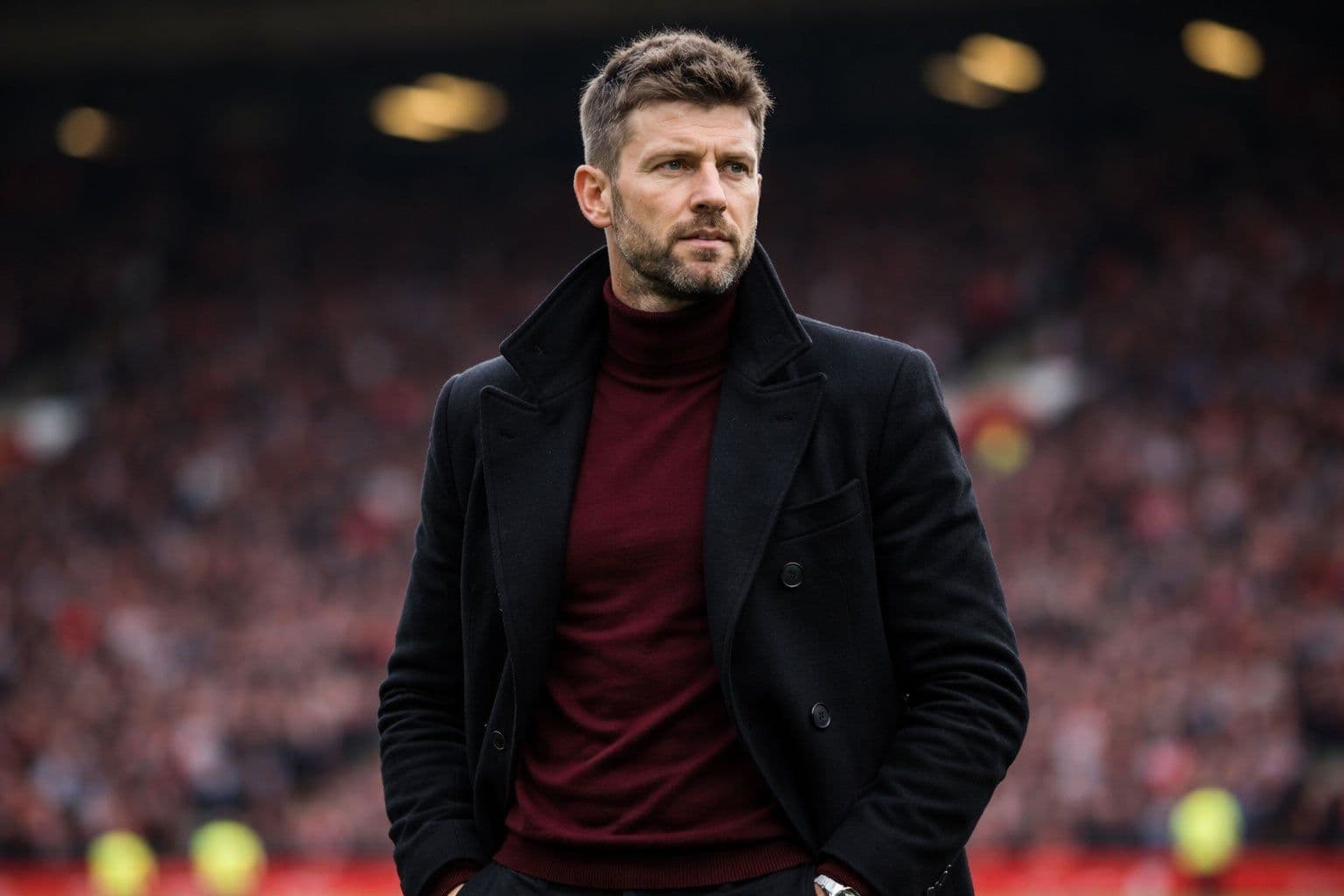 Huấn luyện viên Michael Carrick của Man Utd trên sân cỏ Premier League