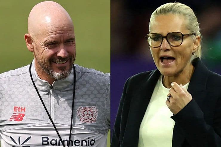 Huấn luyện viên Sarina Wiegman của đội tuyển nữ Anh, đại diện cho cuộc đấu trí chiến thuật giữa các HLV.