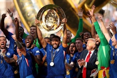 Đội bóng Chelsea ăn mừng chức vô địch FIFA Club World Cup 2025.