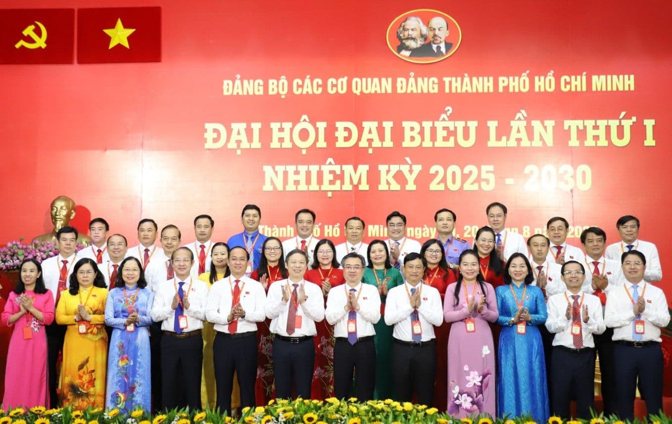 Đại hội đại biểu lần thứ nhất của Đảng bộ các cơ quan Đảng TPHCM nhiệm kỳ 2025-2030.