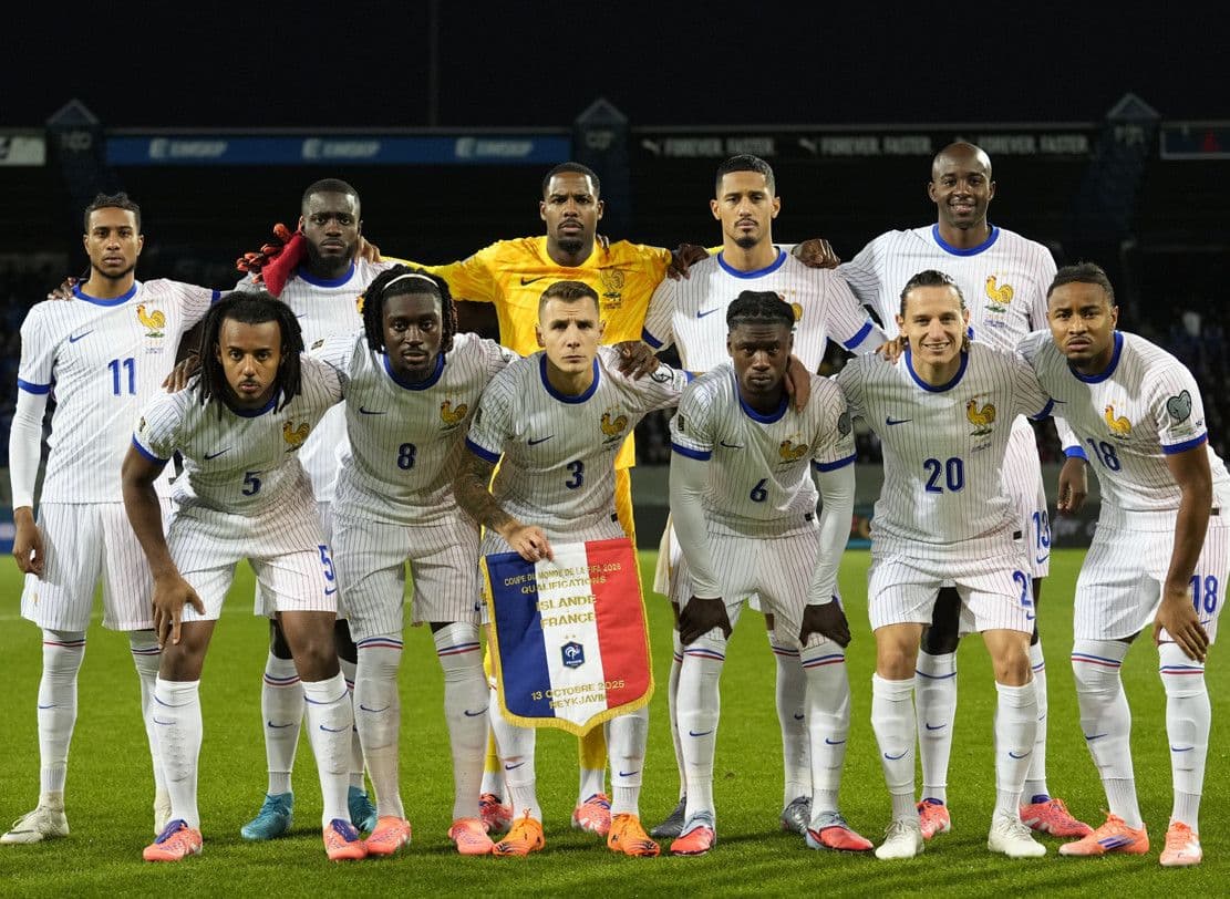 Đội hình tuyển Pháp ra sân trong trận đấu với Iceland, thiếu vắng Kylian Mbappé