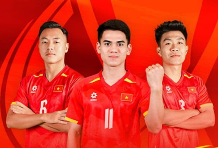 Đội hình U23 Việt Nam thể hiện sự tự tin và sức mạnh tập thể, tượng trưng cho đẳng cấp châu lục của U23 Úc.