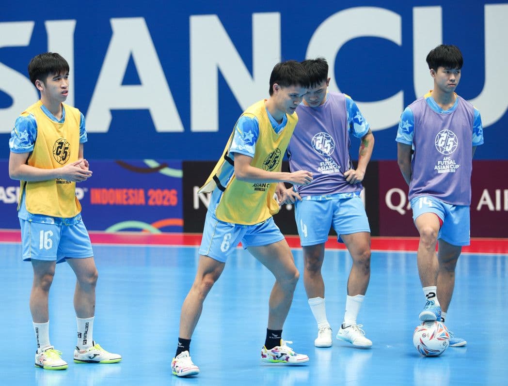 Đội tuyển futsal Việt Nam tập luyện, chuẩn bị cho những mục tiêu phát triển trong tương lai.