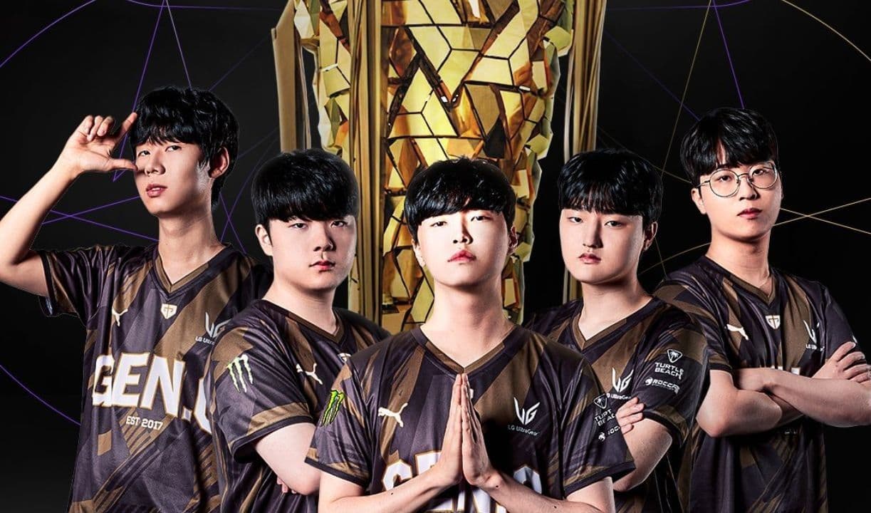 Đội tuyển Gen.G Esports, một trong những ông lớn gặp khó khăn tại CKTG 2025.