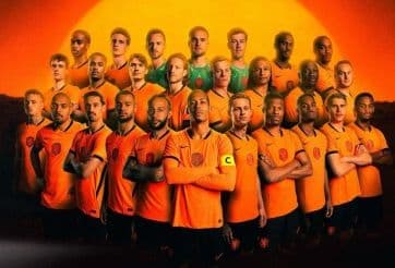 Đội tuyển Hà Lan tại World Cup, tượng trưng cho giải đấu mà Cole Palmer đã bỏ lỡ.