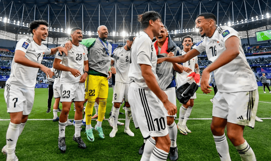 Đội tuyển Iraq ăn mừng chiến thắng, thể hiện bản lĩnh châu Á trên đấu trường World Cup play-off