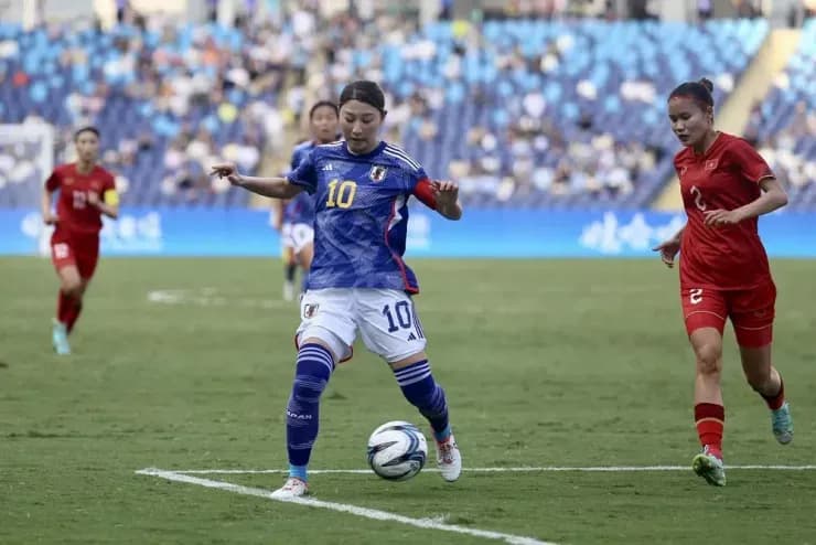 Đội tuyển nữ Việt Nam đối đầu Nhật Bản, minh họa cơ hội cọ xát với các cường quốc bóng đá nữ Đông Á.