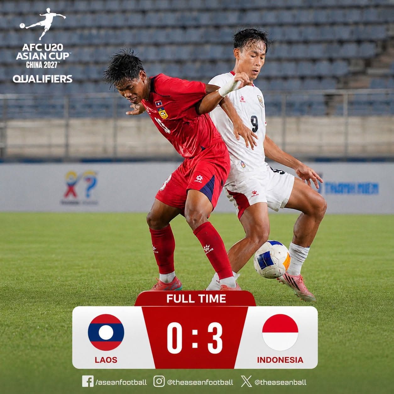 Đội tuyển U20 Indonesia, một trong những đội Đông Nam Á thành công tại vòng loại U20 châu Á.