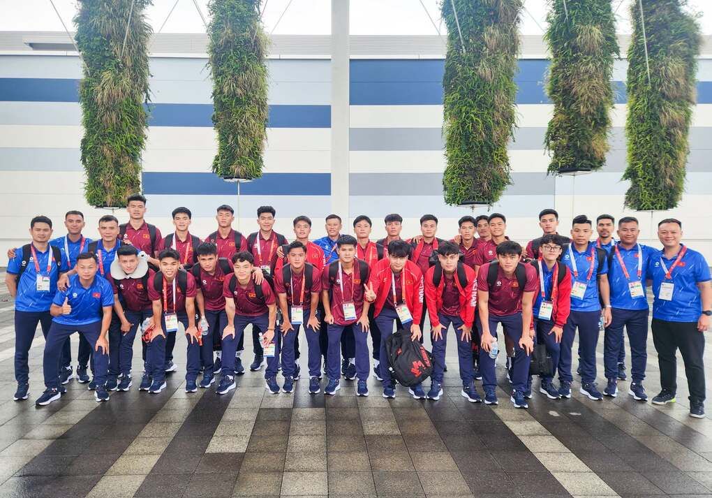 Đội tuyển U23 Việt Nam tại Nagoya, Nhật Bản, thể hiện chiến lược phát triển sức trẻ cho ASIAD 2026.