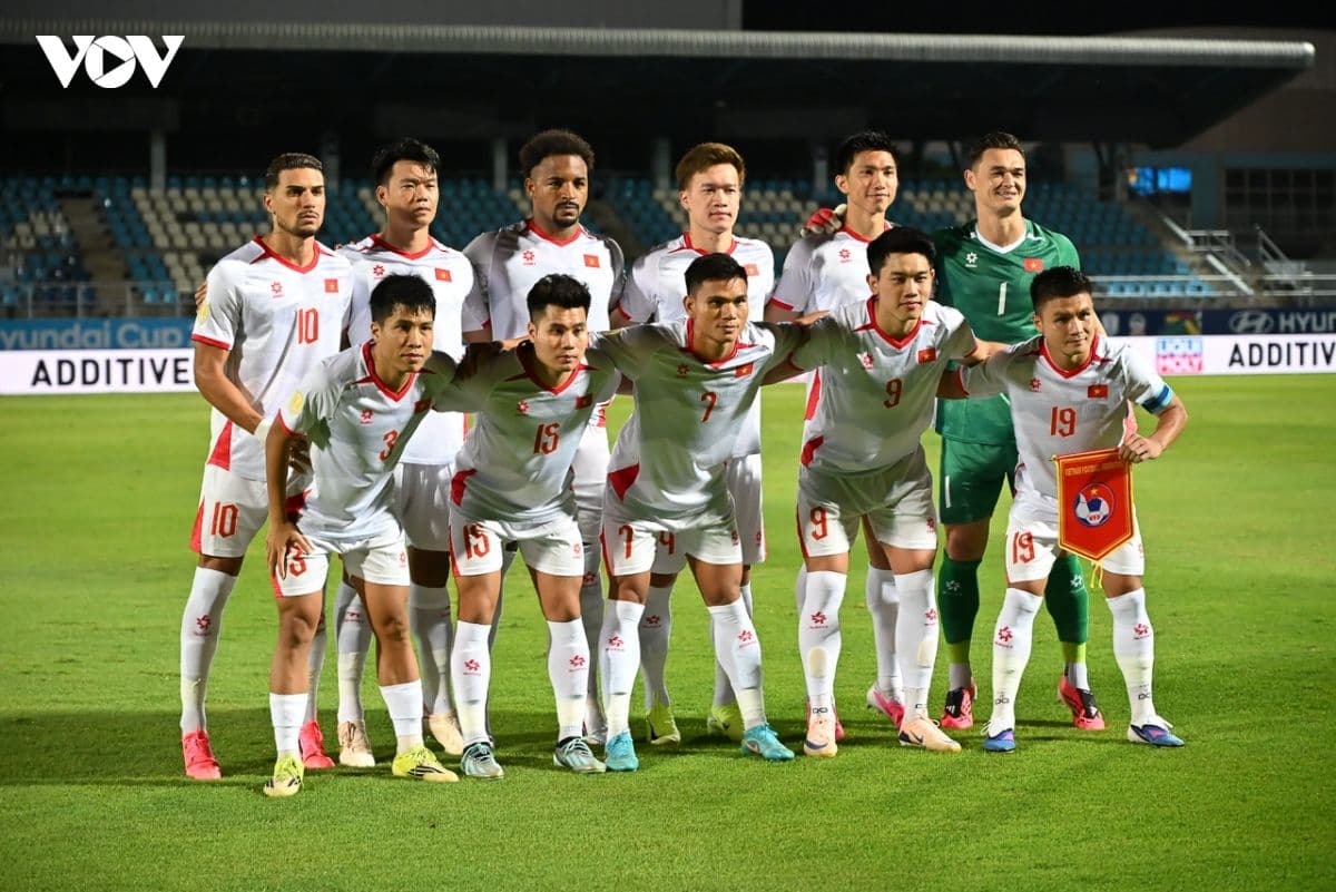 Đội tuyển Việt Nam chụp ảnh trước trận đấu với Timor Leste tại ASEAN Cup 2026